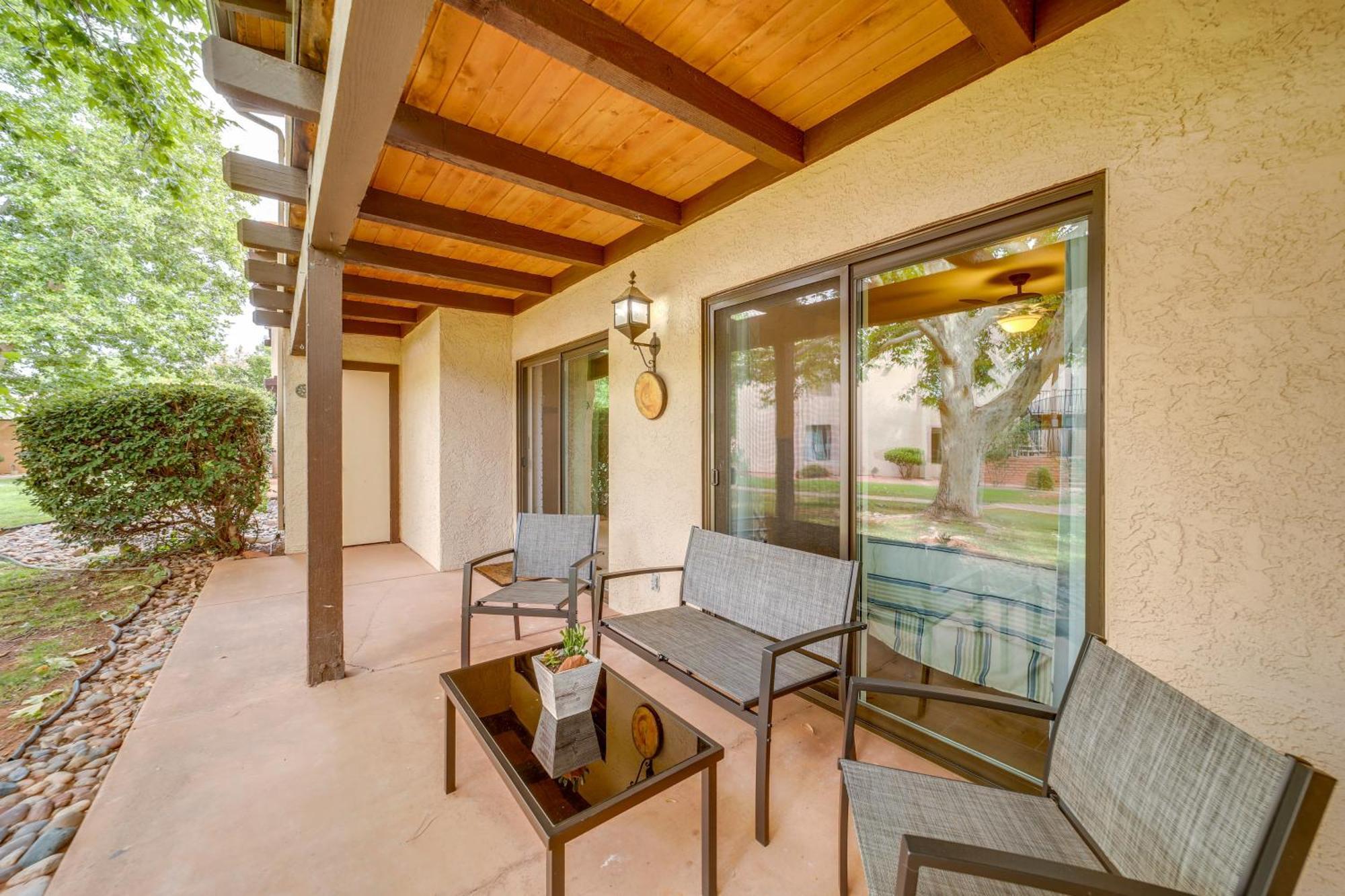 شقة Cozy Sedona Oasis With Pool And Hot Tub Access! المظهر الخارجي الصورة